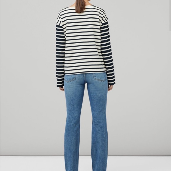 Rag and bone striped tee size large - Picture 5 of 8